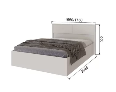 купить кровать 160х200 толедо ткр-1 белый в Пятигорске