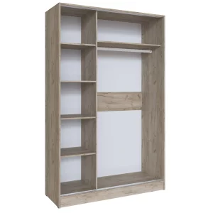купить шкаф-купе стиль-2 1400 дуб крафт серый/камень серый в Пятигорске
