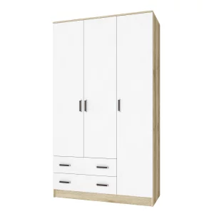 купить шкаф комбинированный лагуна с/з (1200*2100*510) дуб делано/белый в Пятигорске