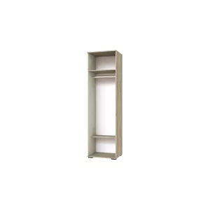 купить гостиная оскар-18 шкаф платяной (2100х600х470) дуб крафт серый/дуб крафт белый в Пятигорске